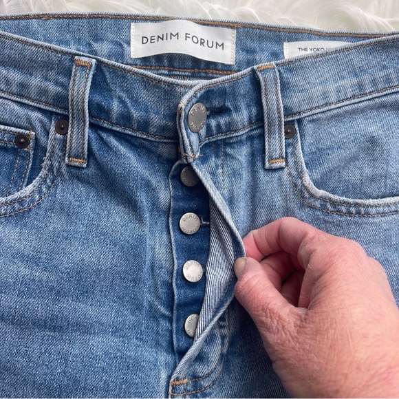 Denim Forum Jeans Size 25- The Yoko High Rise Slim - Picture 4 of 9